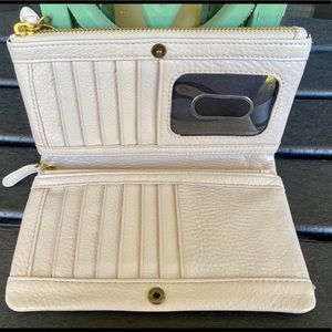 The Sak Collective Soft Leather Wallet in Stone